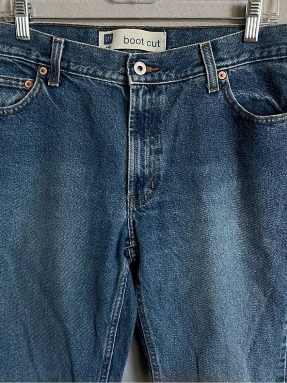 GAP Women's Blue Boot Cut Jeans Size 10R Classic Denim - Picture 8 of 8